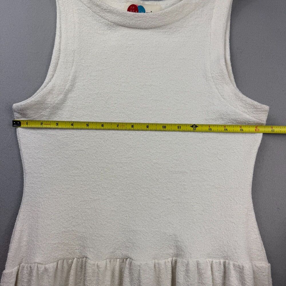 Free People Beach Womens M White Terry Cloth Maxi Dress Swim Suit Cover Up - Picture 10 of 10